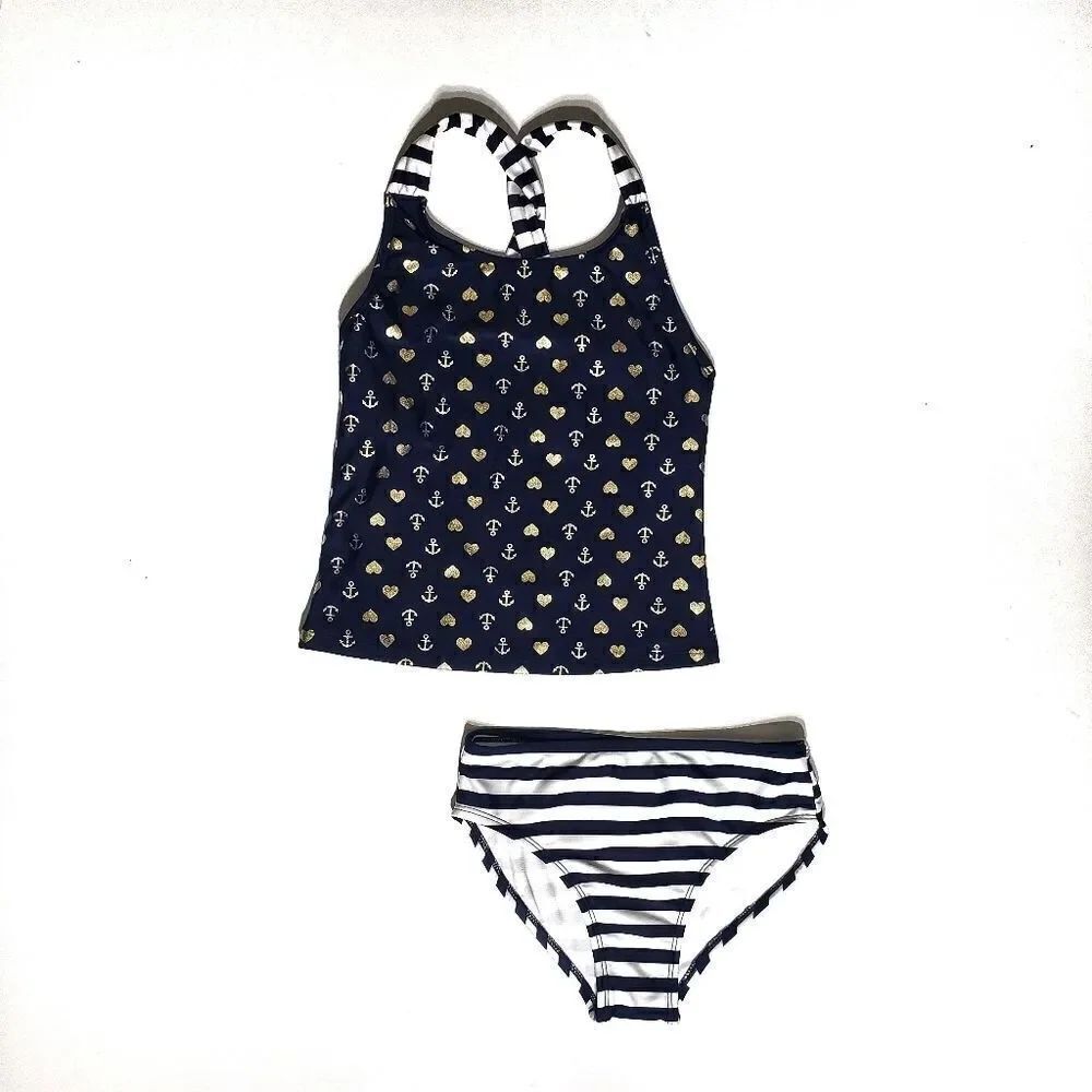 Cat & Jack Sailor Tankini Swimsuit